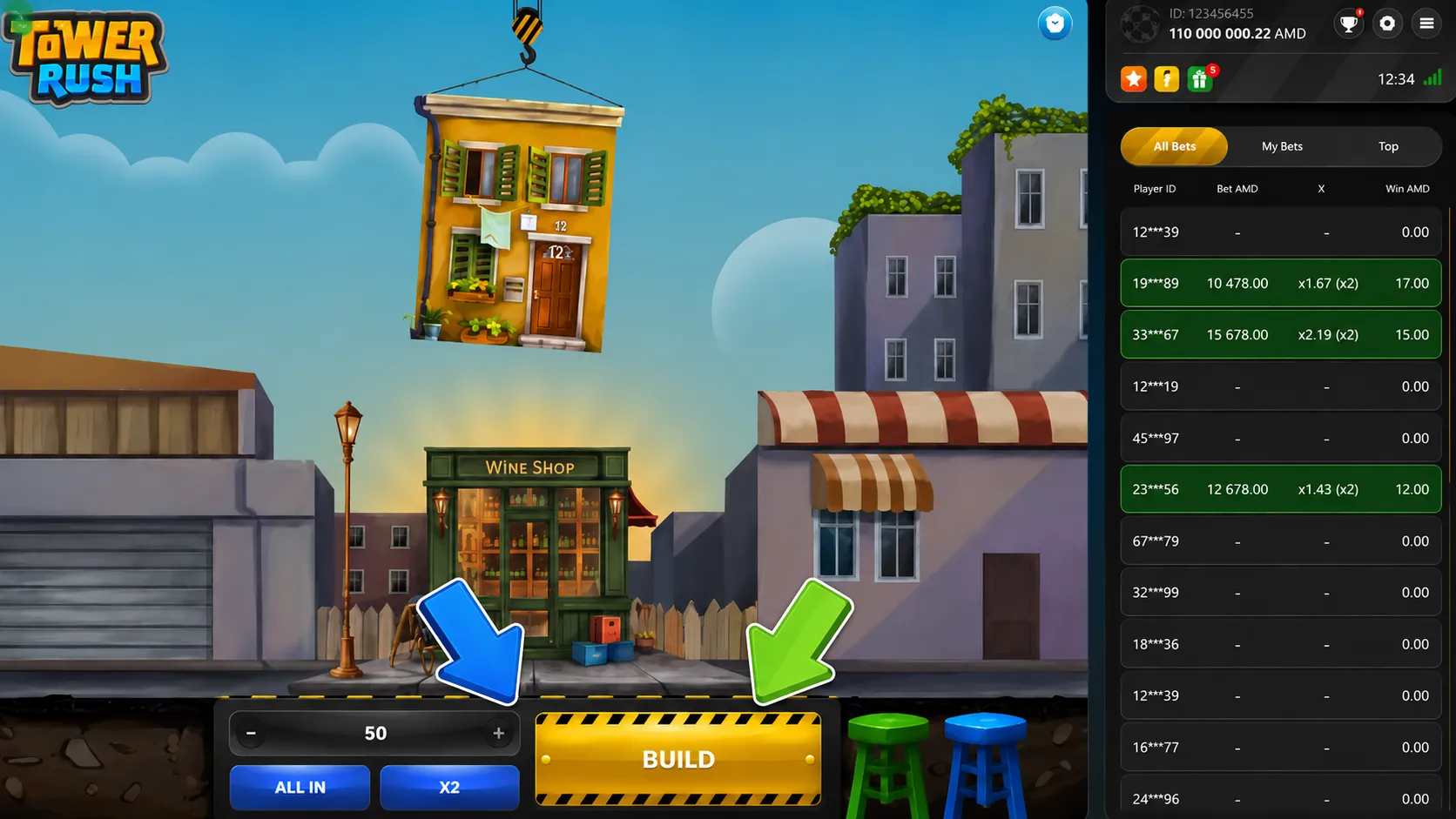 Tower Rush demo Screenshot